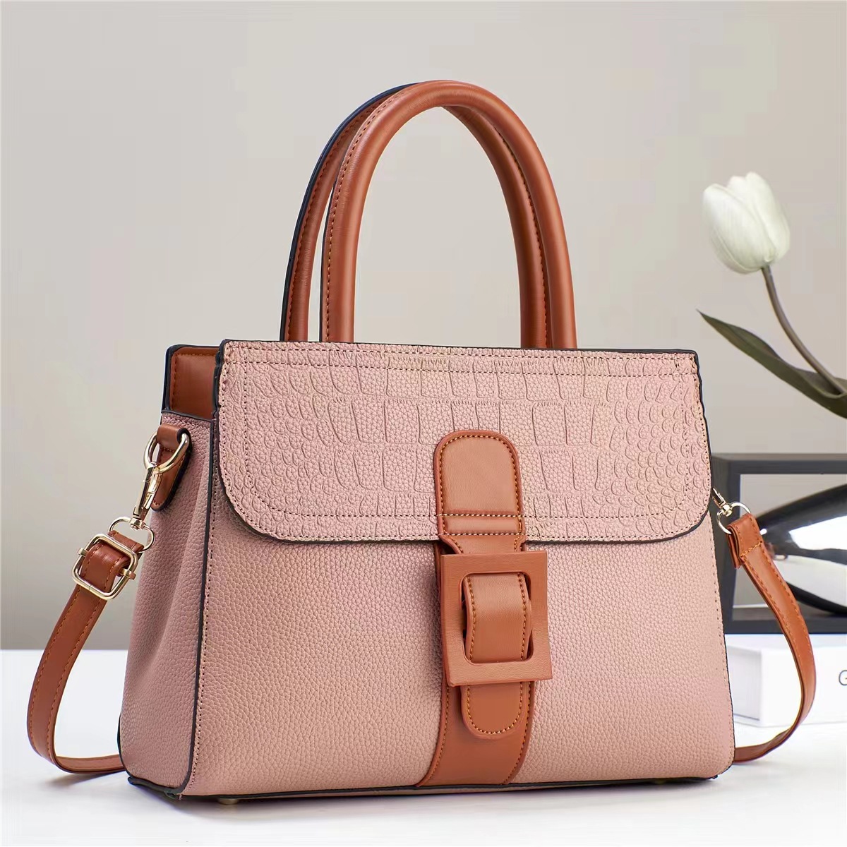 Sac à main ‘Marigold’ -3SM13- Rose