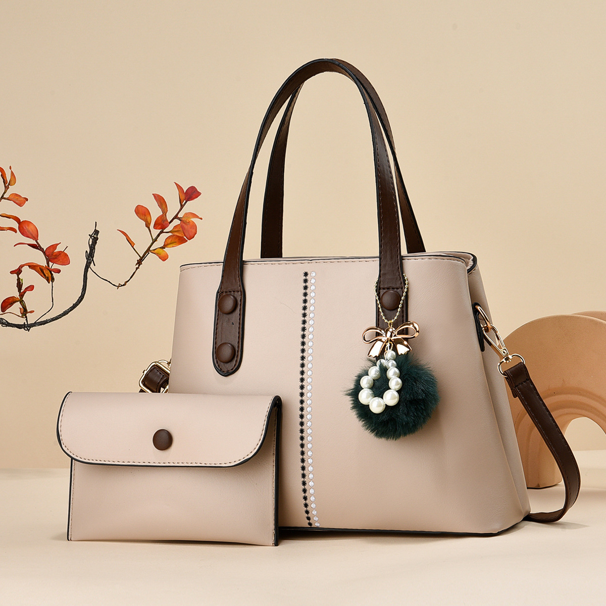 Sac à main ‘Blossom’ -3SM14- Beige