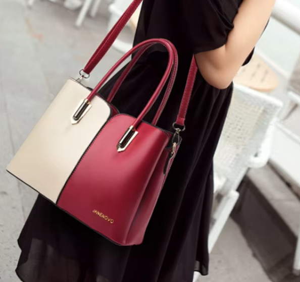Sac à main ‘Dahlia’ -3SM16- Rouge