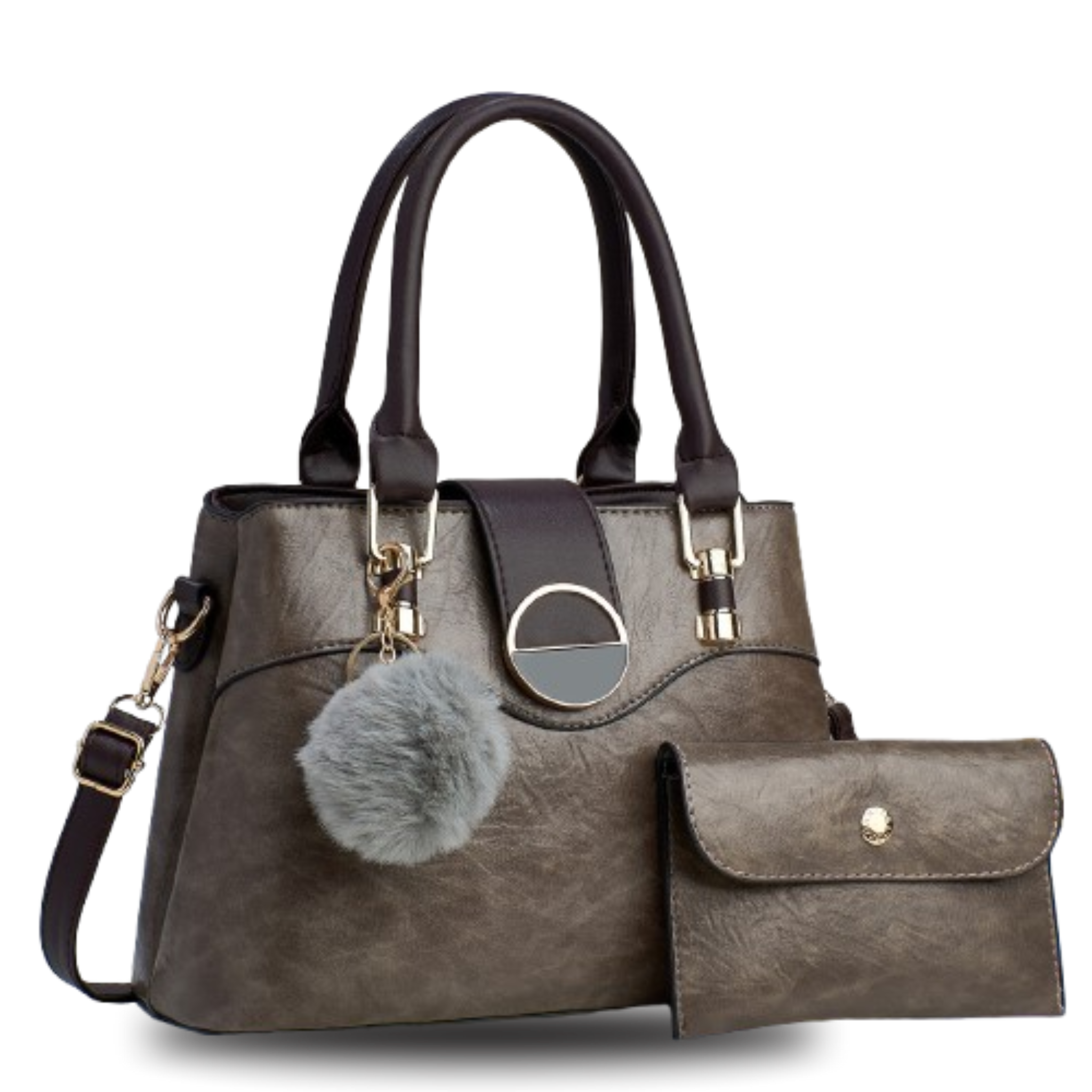 Sac à main 'Camellia' -3SM18- Gris