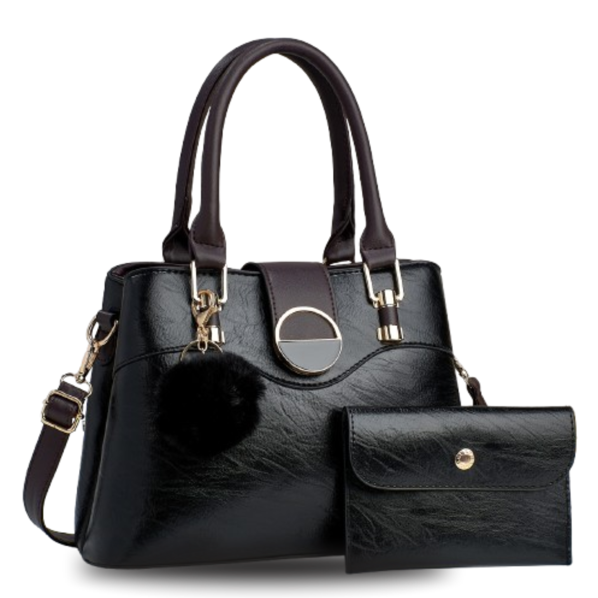 Sac à main 'Camellia' -3SM18- Noir