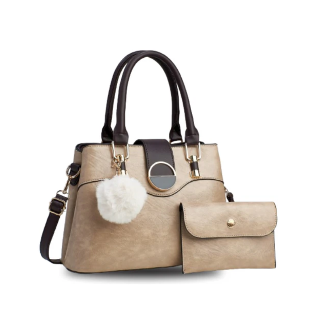 Sac à main 'Camellia' -3SM18- Beige
