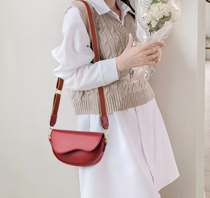 Sac à main ‘Rose’ -3SM20- Rouge