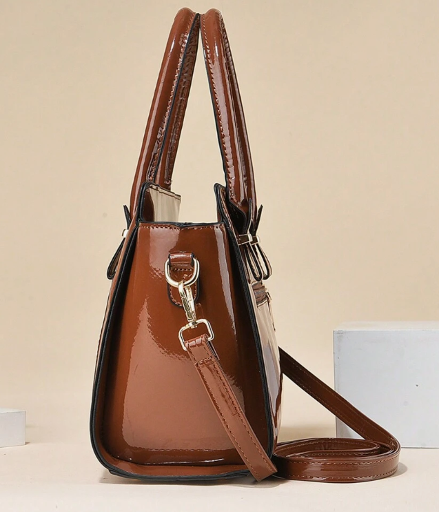 Sac à main ‘Crocus’ -3SM21- Marron