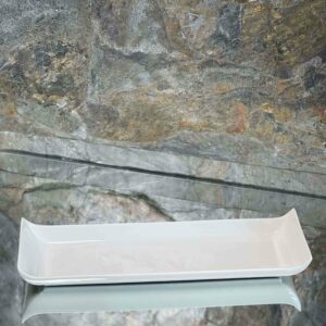 Plat porcelaine blanche 33*9cm
