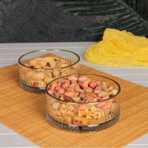 Verre De 2 Bols ELYSIA En Verre Ø13CM