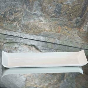 Plat porcelaine blanche 41*10cm