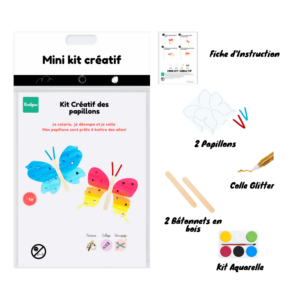 Mini kit créatif des papillons- 5ans et +