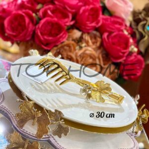 Plat de présentation avec support