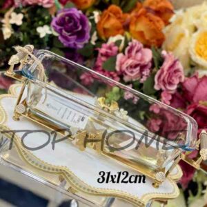 Plat de présentation avec support 31*12cm