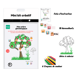 kit créatif - Mon arbre généalogique