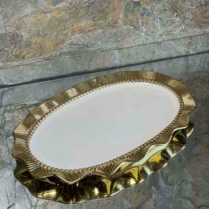 Plat de présentation ovale 30 x 19 cm
