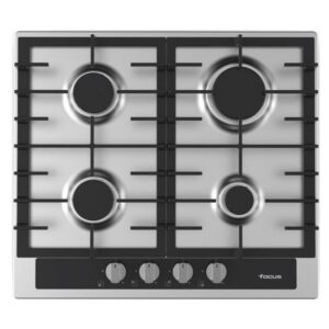 Plaque de Cuisson Encastrable FOCUS 4 Feux 60 cm Inox