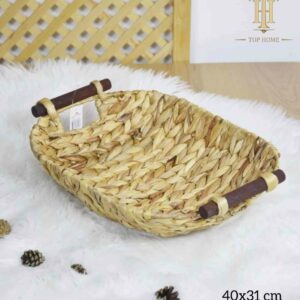 Corbeille tressée oval 40*31cm