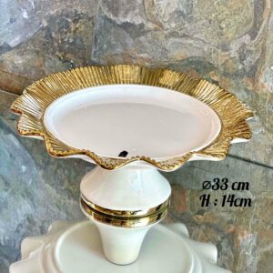 Présentoir a gâteaux sur pied porcelaine