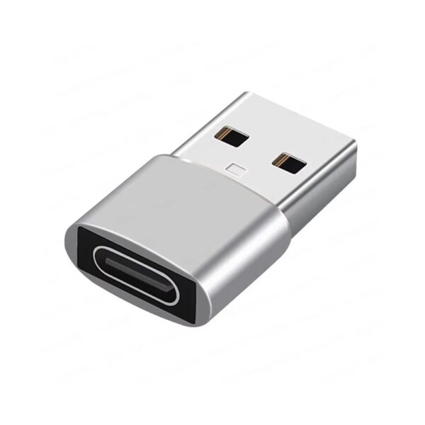 Adaptateur USB 3.0 USB mâle vers Type-C femelle - Silver