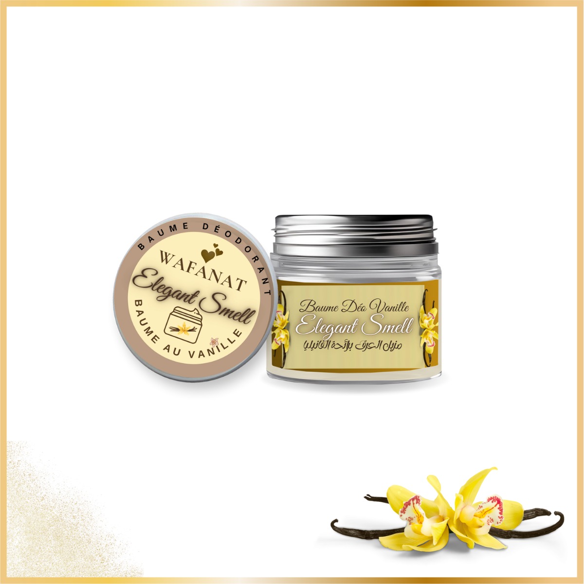 Déodorant Vanille- Elegant Smell- 50 g- Wafa Nat