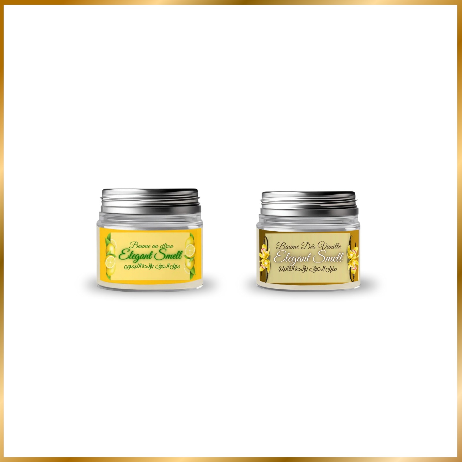Pack Déodorant Fraîcheur- Citron & Vanille- Wafa Nat