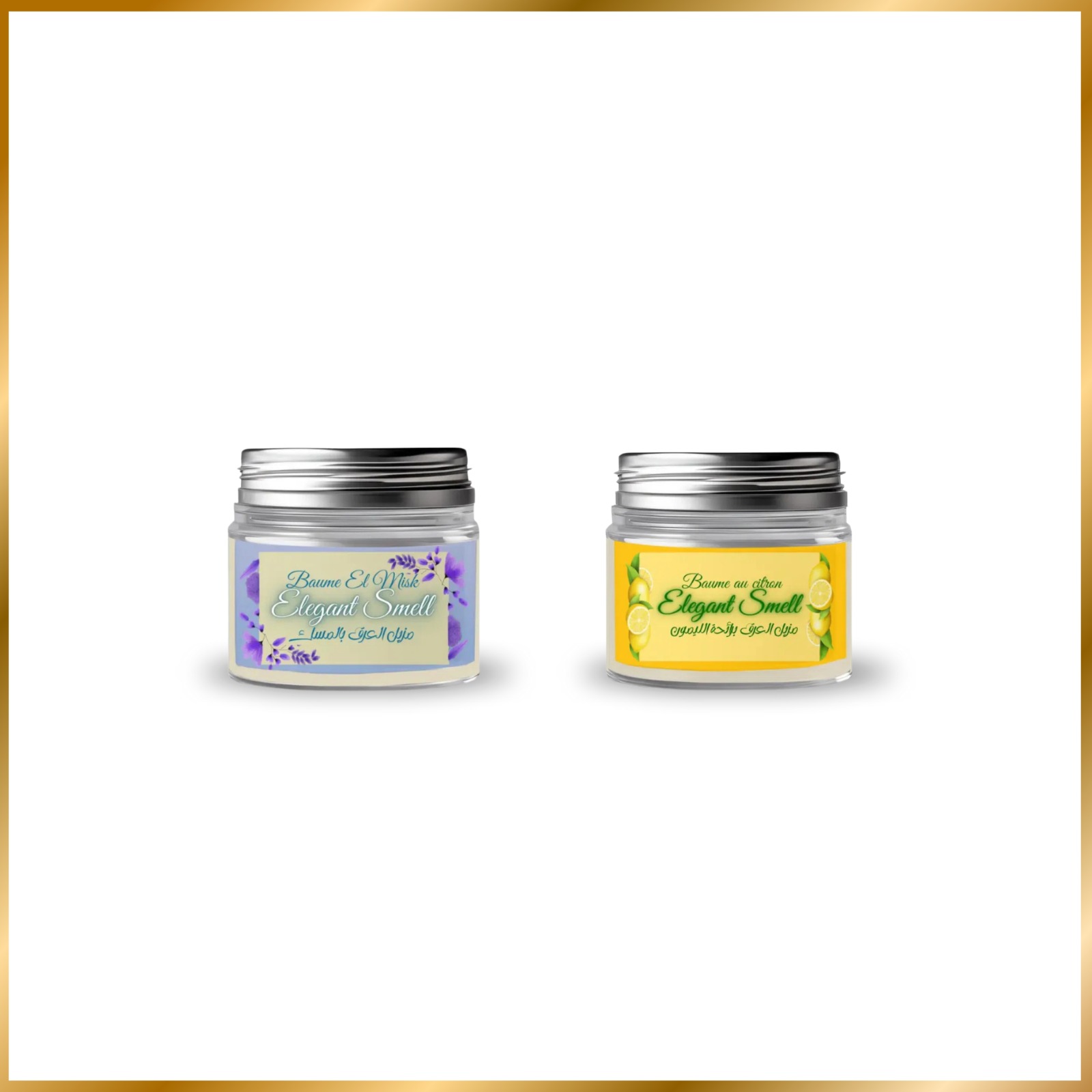 Pack Déodorant Fraîcheur- Musc & Citron- Wafa Nat