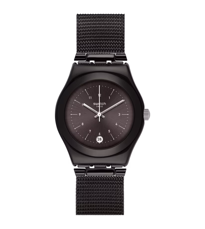 Swatch Neronero Black Dial Men's Watch YLB403M