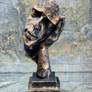 Statue de visage pour décoration