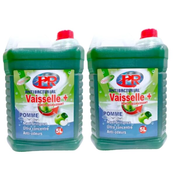 Pack de 2 liquides Vaisselle plus pomme 5 litres x 2