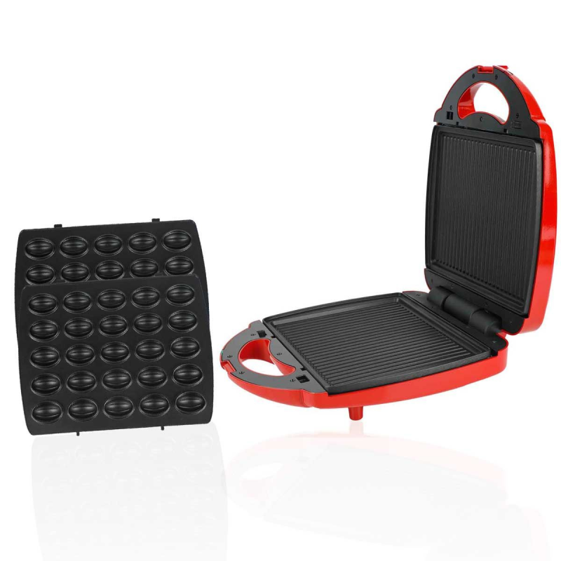 Appareil Zouza et Panini TOPMATIC - Multi 2En1 - 1400W - Rouge (EST-1400.1)