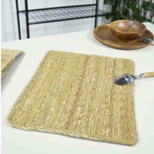 Set de table naturel Osier rectangulaire 40*30cm - Sous plat