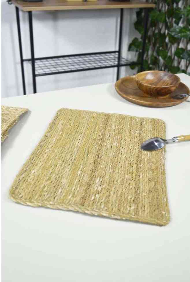 Set de table naturel Osier rectangulaire 40*30cm - Sous plat