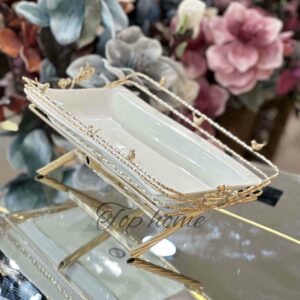 Plat de présentation avec support