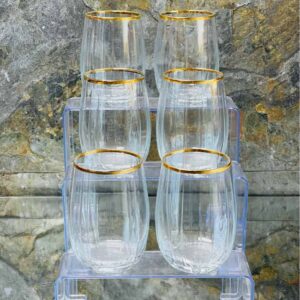 Lot de 6 verres d'eau