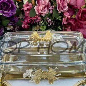 Plat de présentation avec support 18x33cm