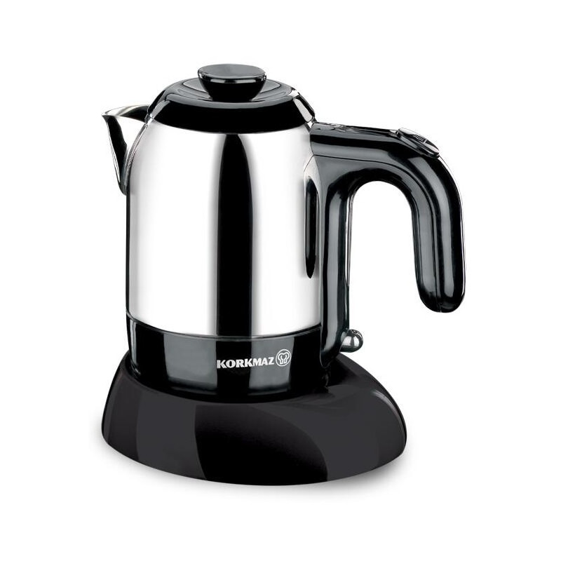 Cafetière Électrique - Mia - KORKMAZ Inox/Noir - 400W