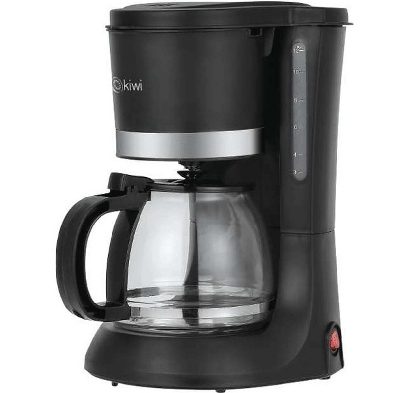 Cafetière Électrique KIWI 12 Tasses 900W - Noir