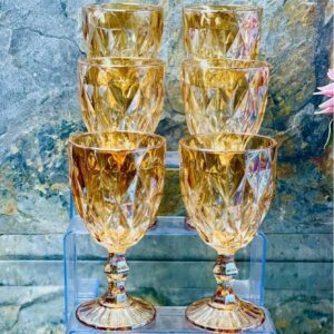 Service à jus 6 pièces en verre wasso