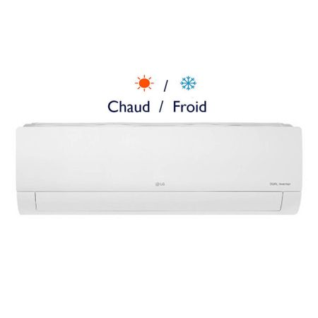 Climatiseur LG Split DUALCOOL E look Inverter "A2C" (12000 btu) Chaud et Froid