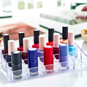 Boîte De Rangement Vernis À Ongles Rouge À Lèvres