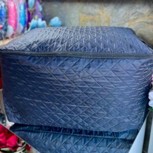 Housse de Rangement avec Fermeture et Poignée Bleu 60*40*37cm