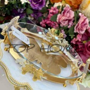 Plat de présentation avec support 32*24cm