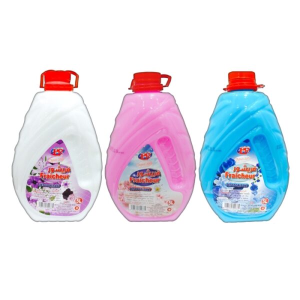 Lot de 3 fraicheur 5 litres x 3 rose, blanc , bleu