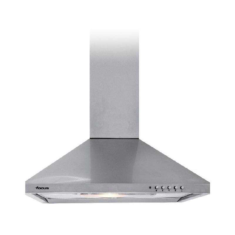 Hotte cheminée pyramidale - 60 cm - F605X - INOX - 3 Vitesses - Garantie 2 Ans