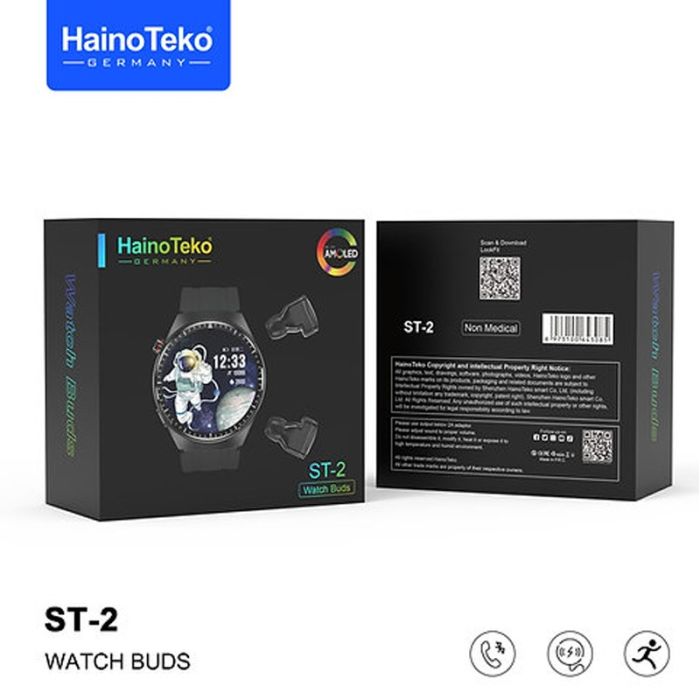 montre-connectee-haino-teko-st-2-earbuds-noir-1