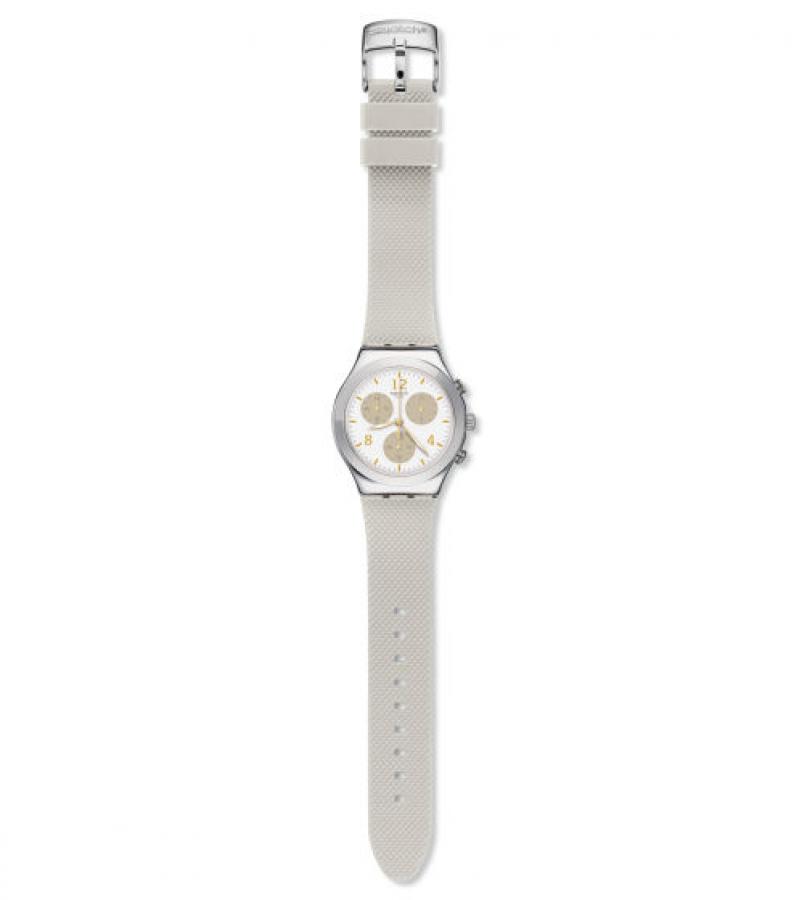 Hello Pretty White Dial Chronograph Unisex Watch