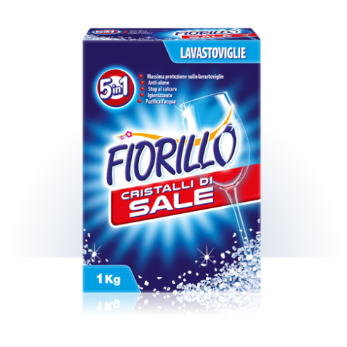 Fiorrillo - Sel pour lave vaisselle - 5EN1 - 1Kg