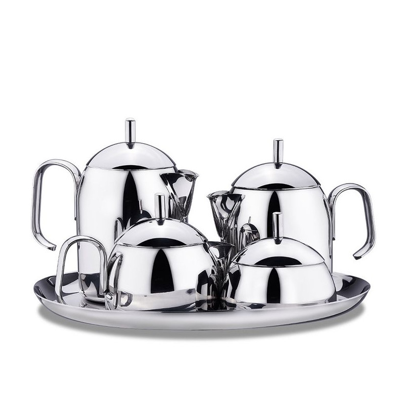 Service à thé et cafetière Korkmaz - Pera - 9 pièces - en acier inoxydable 18/10