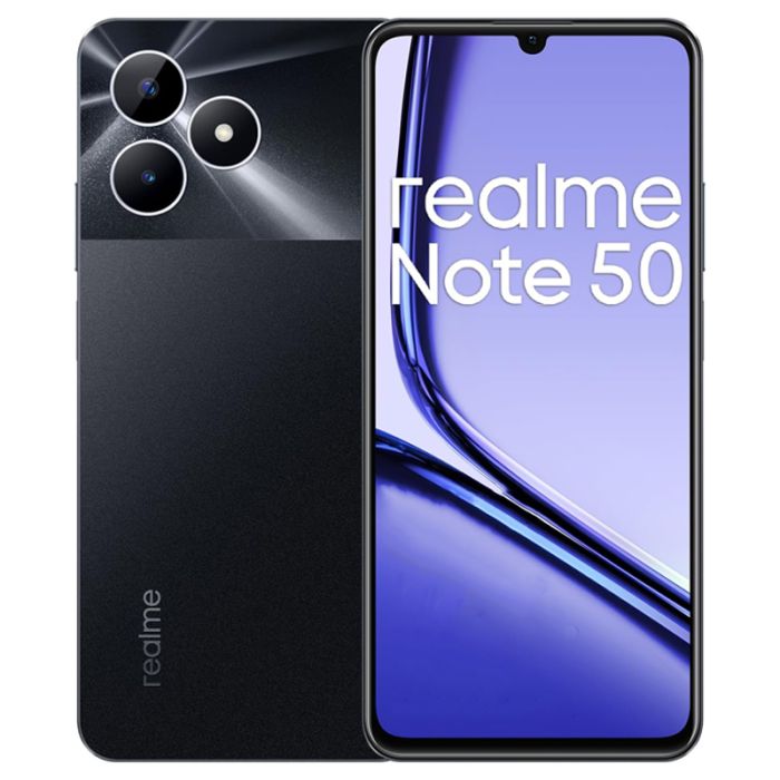 Smartphone realme NOTE 50 – 6.74″ – 3Go + 64Go – Noir – Garantie 1an