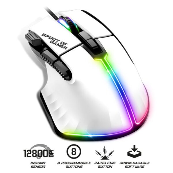 Souris Gaming Spirit of Gamer PRO M5 RGB - White