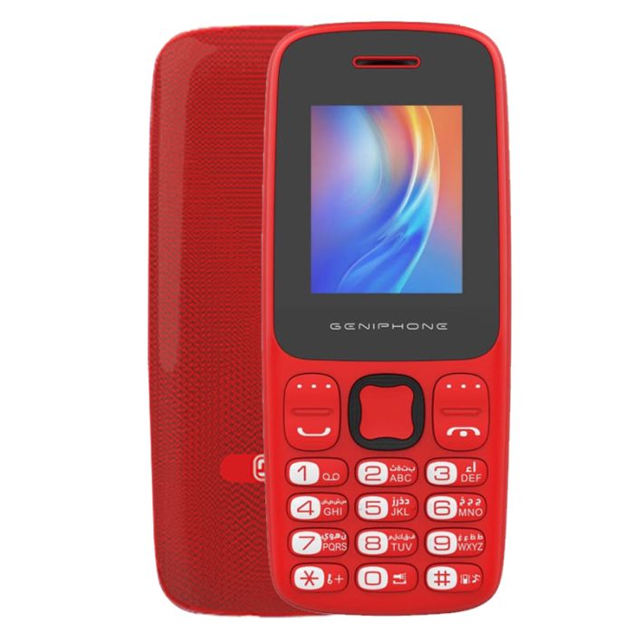 TELEPHONE PORTABLE GENIPHONE A2 MINI - ROUGE