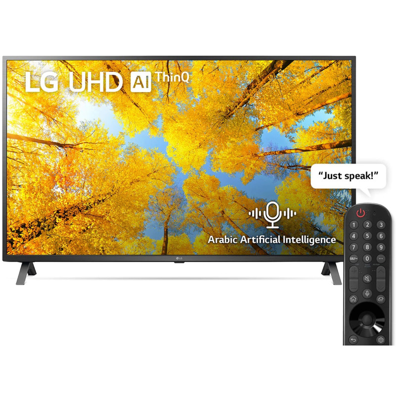 TV LG UHD 4K 50" UQ75006 Smart TV avec AI ThinQ Avec Récepteur Intégré