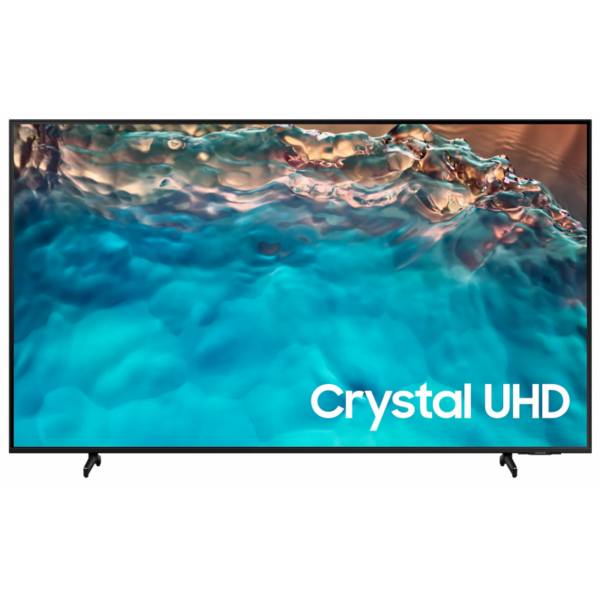 TV Samsung 55 " BU8000 Crystal UHD 4K Smart TV + Un Abonnement Offert + Smartphone SAMSUNG GALAXY A04E 3 GO / 64 GO Offert